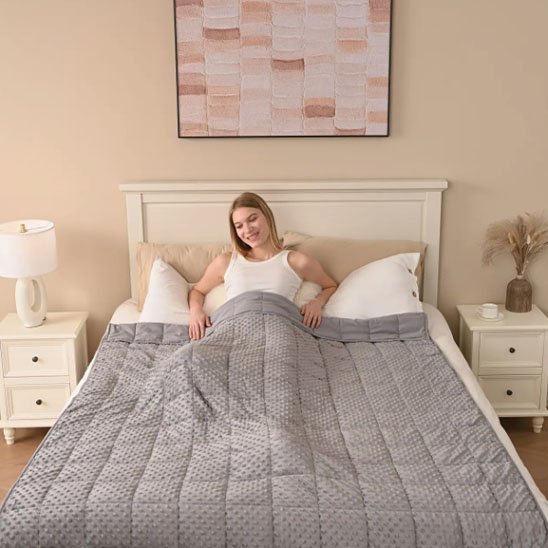 Couverture Lestée 2,5 kg | Nuage Lesté™ - Havre de Nuit