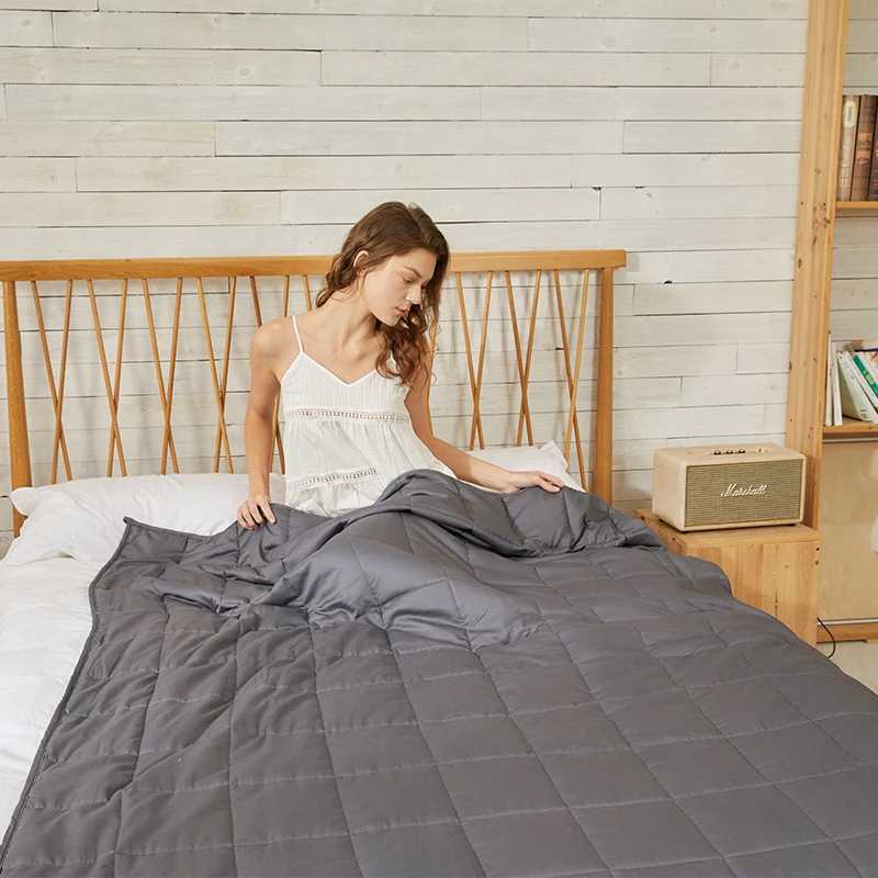 Couverture Lestée | DreamSleep Bamboo™ 6,8 kg - Havre de Nuit