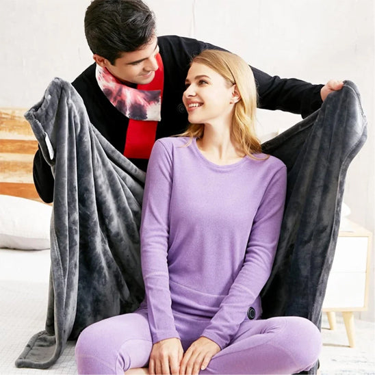 couverture chauffante couple