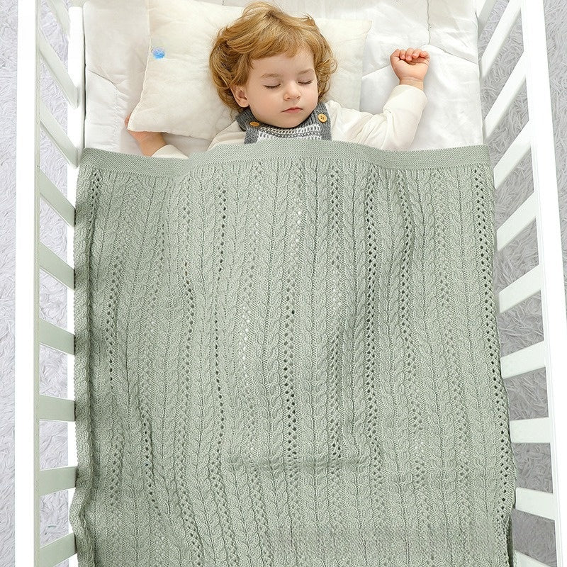 Couverture bébé tricotée