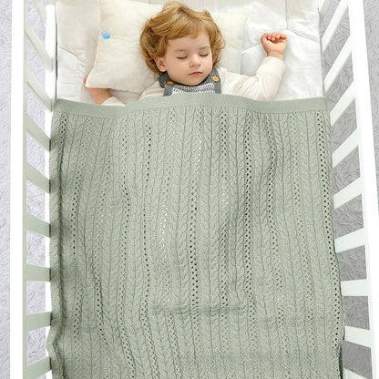 Couverture bébé tricotée