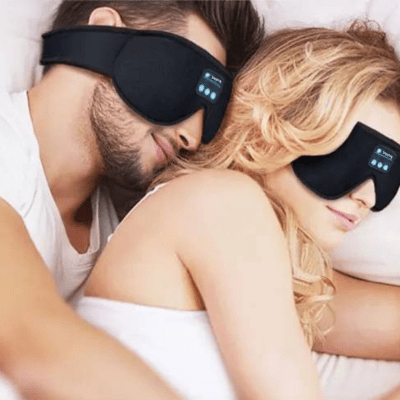 Masque de Nuit Bluetooth | SleepSonic™ - Havre de Nuit