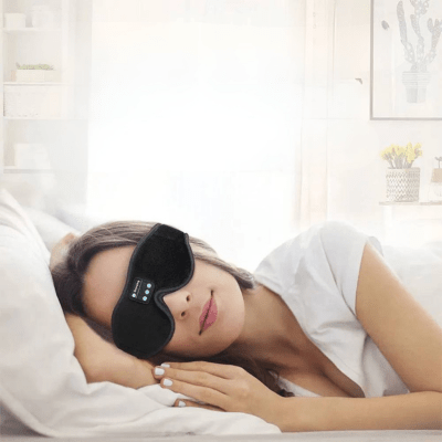 Masque de Nuit Bluetooth | SleepSonic™ - Havre de Nuit