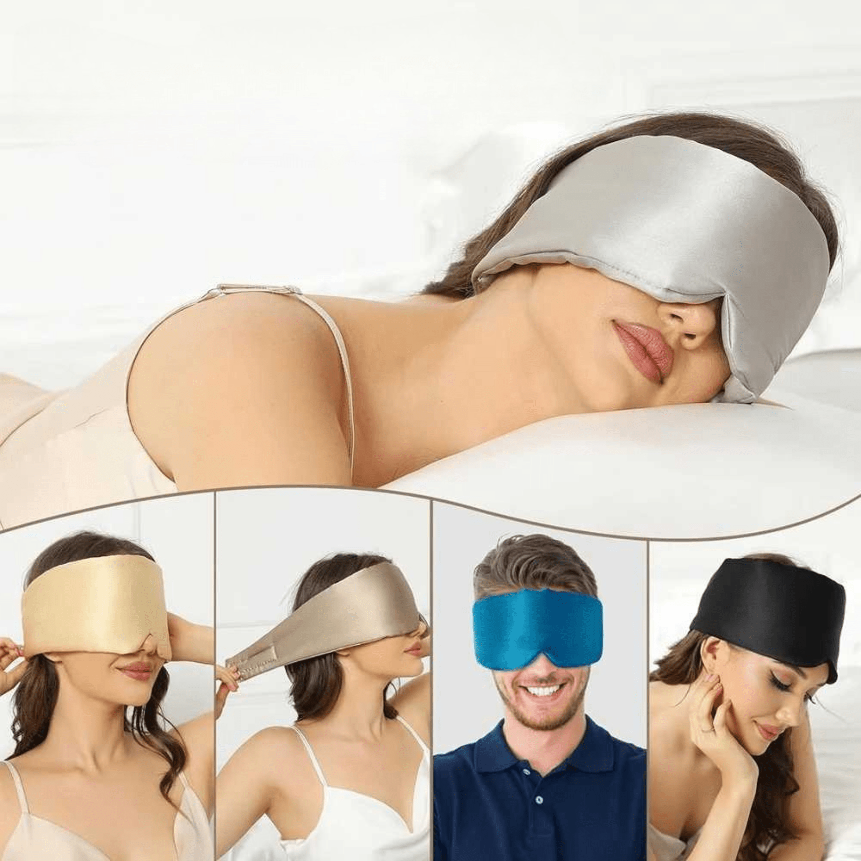 Masque de nuit | SleepSilk™ - Havre de Nuit