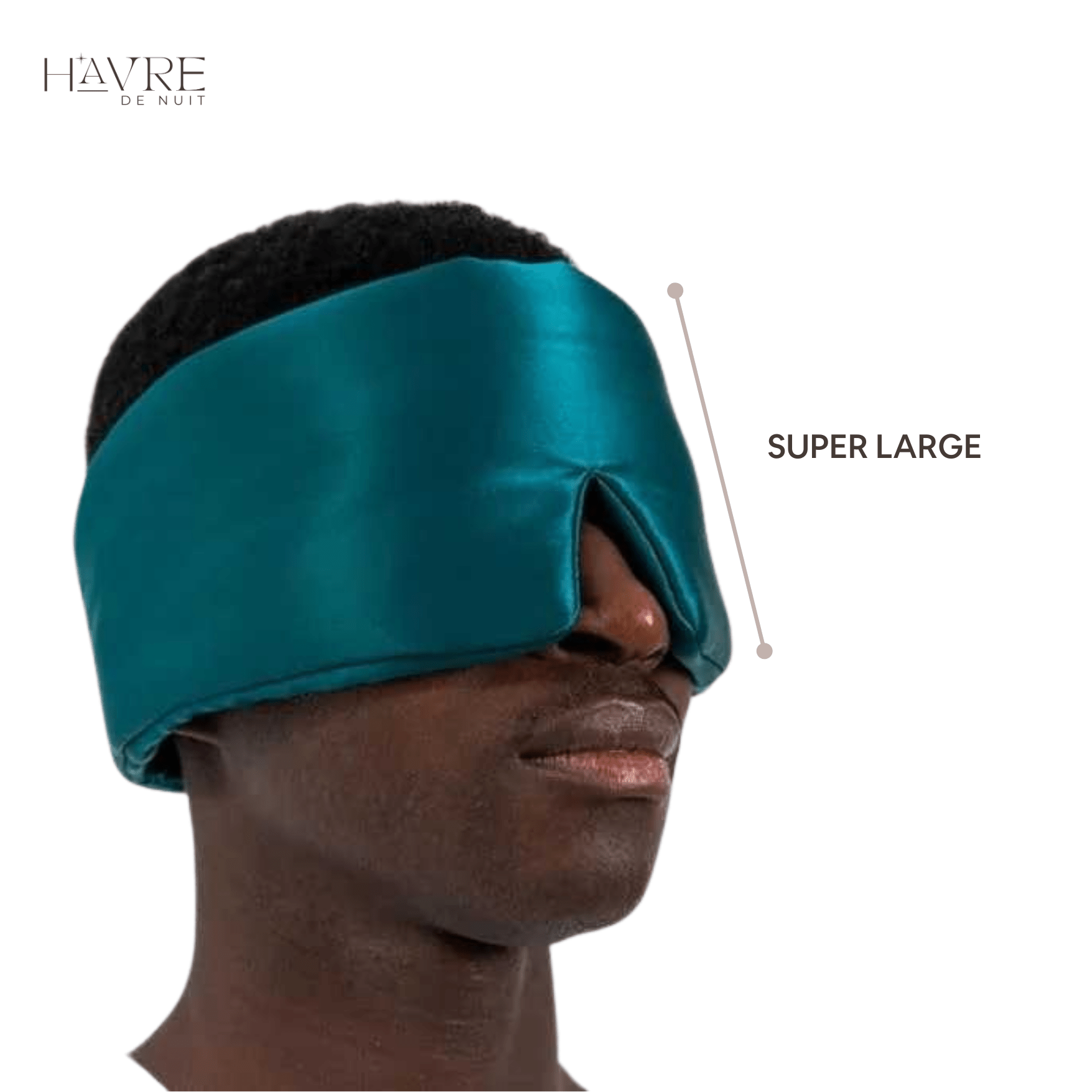 MASQUE DE SOMMEIL 100% SOIE | SilkyMask™ - Havre de Nuit