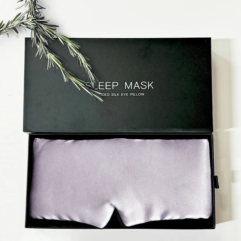 MASQUE DE SOMMEIL 100% SOIE | SilkyMask™ - Havre de Nuit