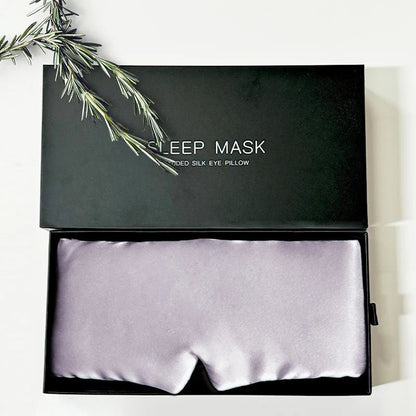 MASQUE DE SOMMEIL 100% SOIE | SilkyMask™ - Havre de Nuit