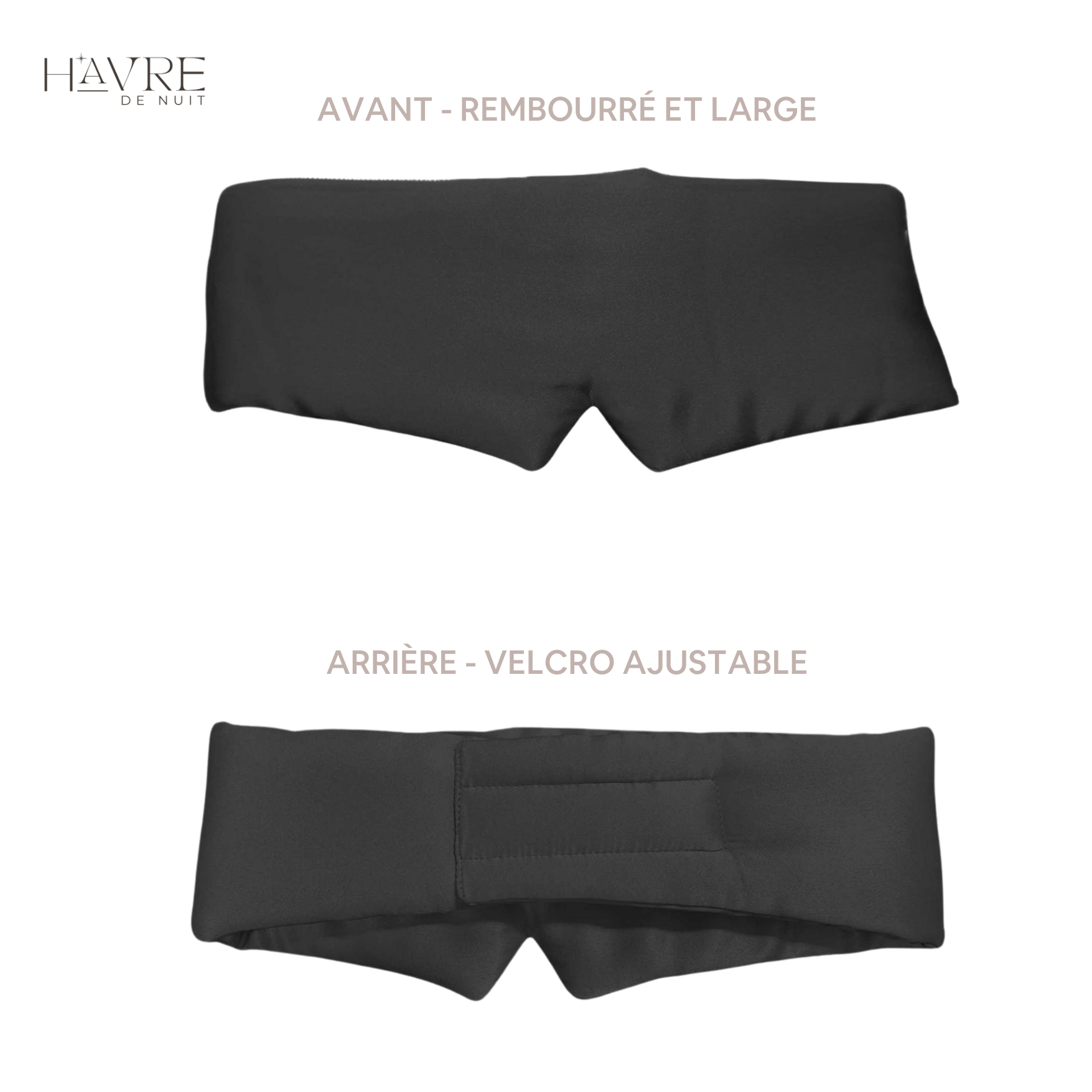 MASQUE DE SOMMEIL 100% SOIE | SilkyMask™ - Havre de Nuit