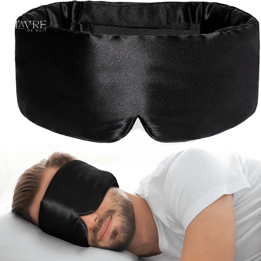 MASQUE DE SOMMEIL 100% SOIE | SilkyMask™ - Havre de Nuit
