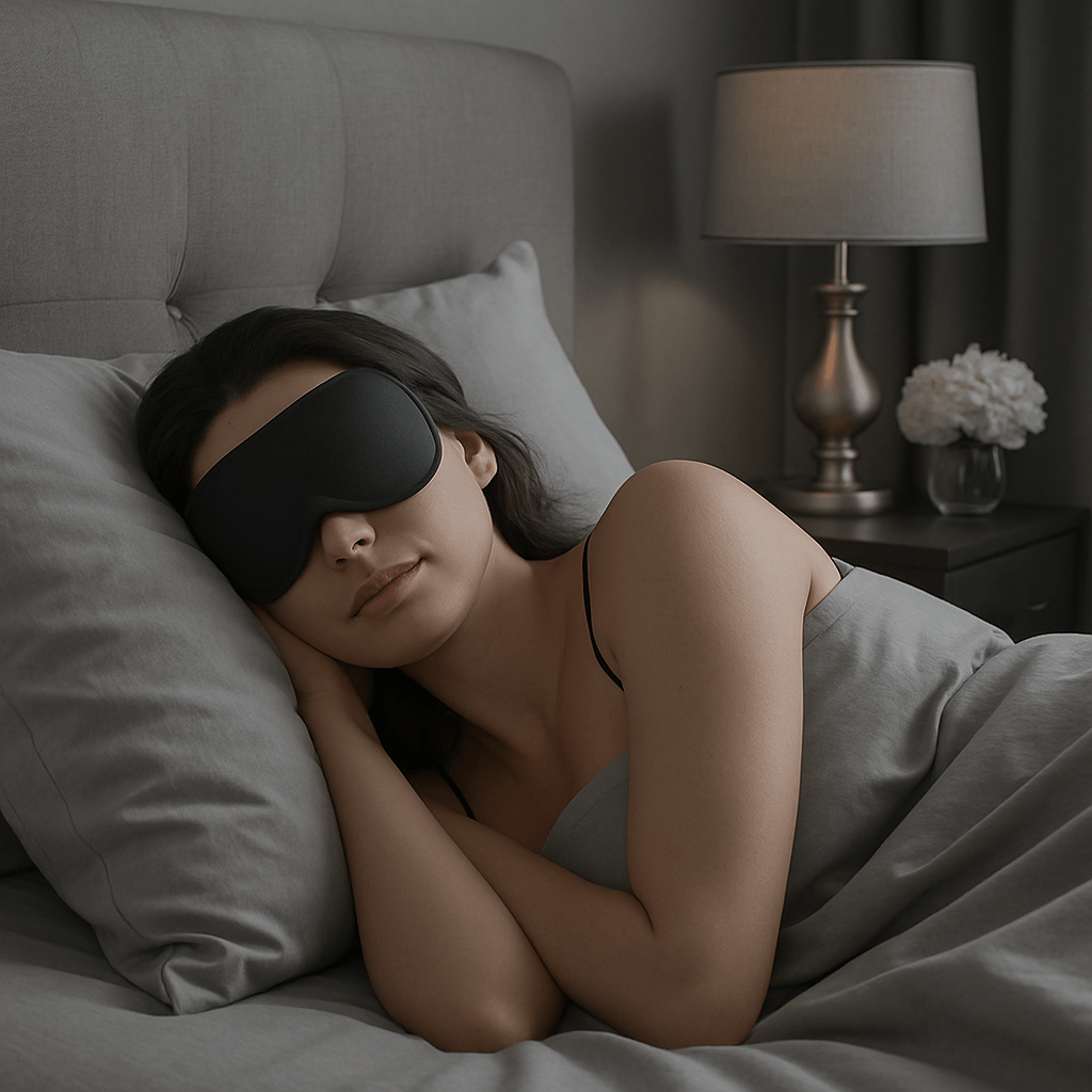 Masque de Sommeil | DreamShade™ - Noir - Havre de Nuit