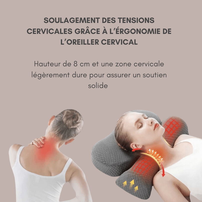 OREILLER CERVICAL | CervicalComfort™ - Havre de Nuit