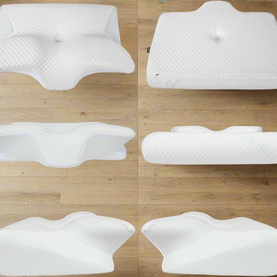 Oreiller Ergonomique Cervical - FoamCervicalPillow™ - Blanc - Havre de Nuit