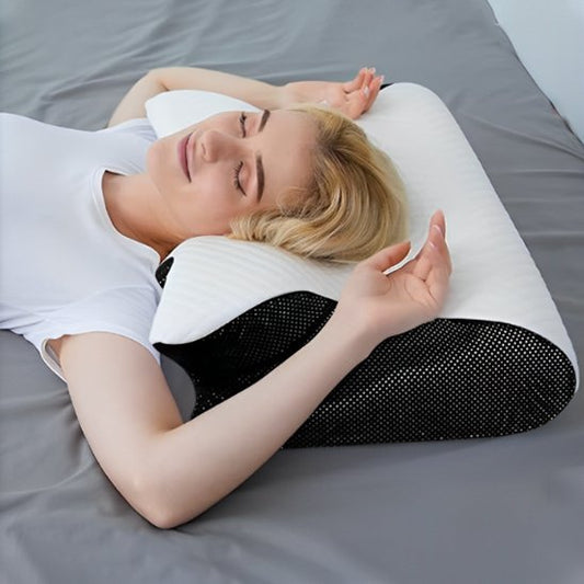 Oreiller ergonomique | ErgoPro™ - Havre de Nuit