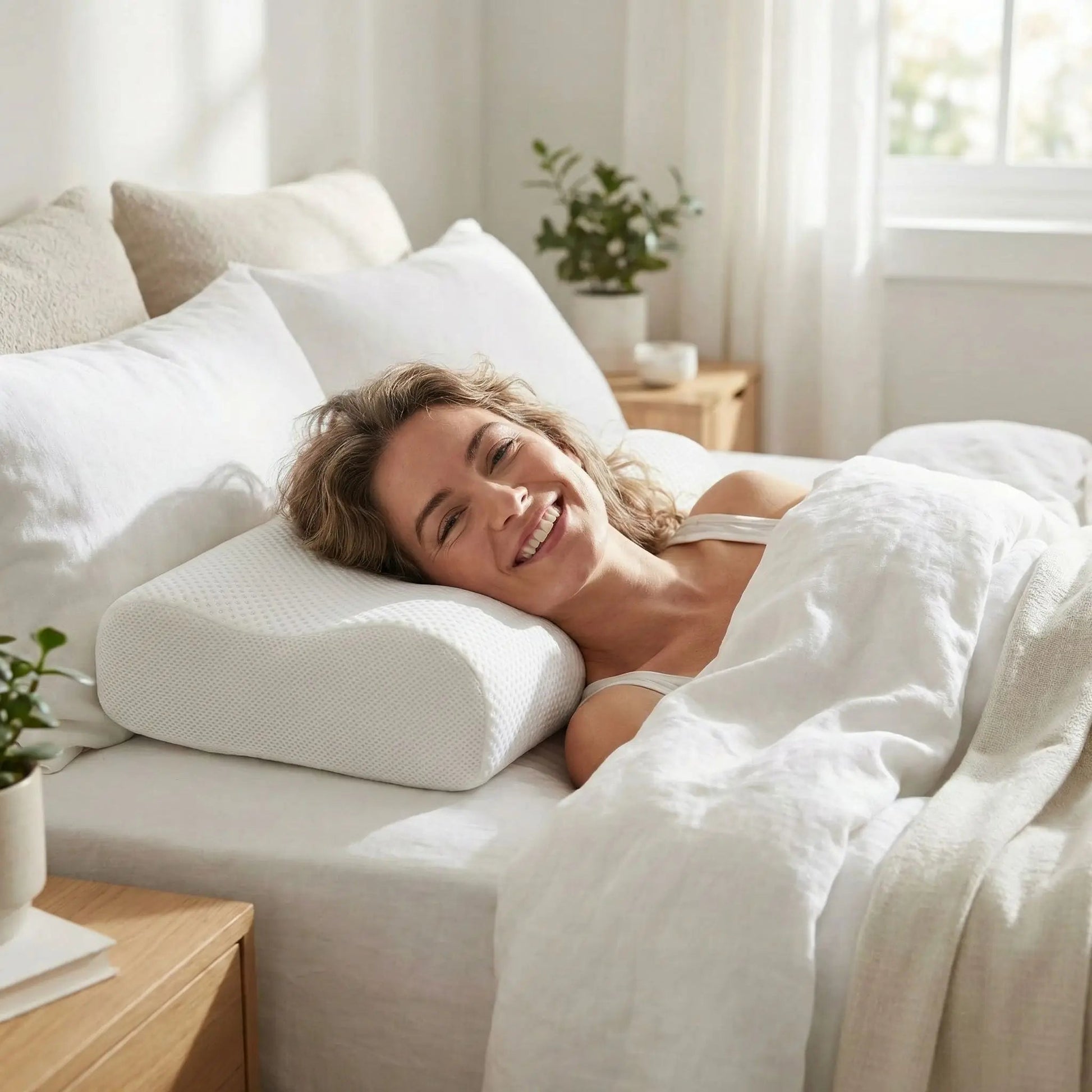 OREILLER MEMOIRE DE FORME | SleepWell™ - Havre de Nuit