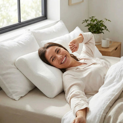 OREILLER MEMOIRE DE FORME | SleepWell™ - Havre de Nuit
