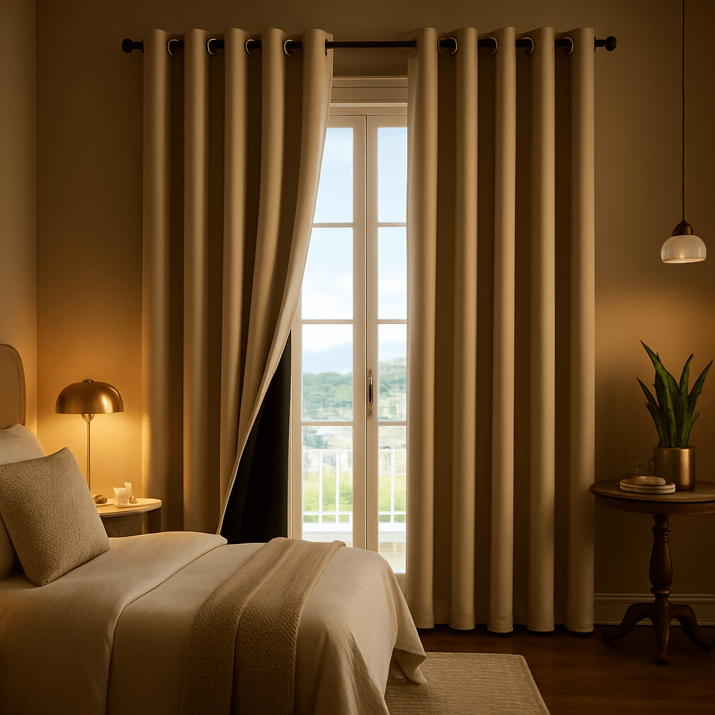 RIDEAU OCCULTANT | BLACKOUT BEIGE™ - Havre de Nuit