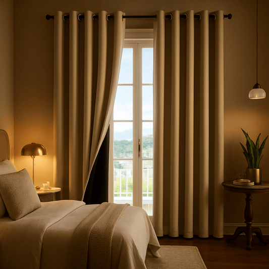 RIDEAU OCCULTANT | BLACKOUT BEIGE™ - Havre de Nuit