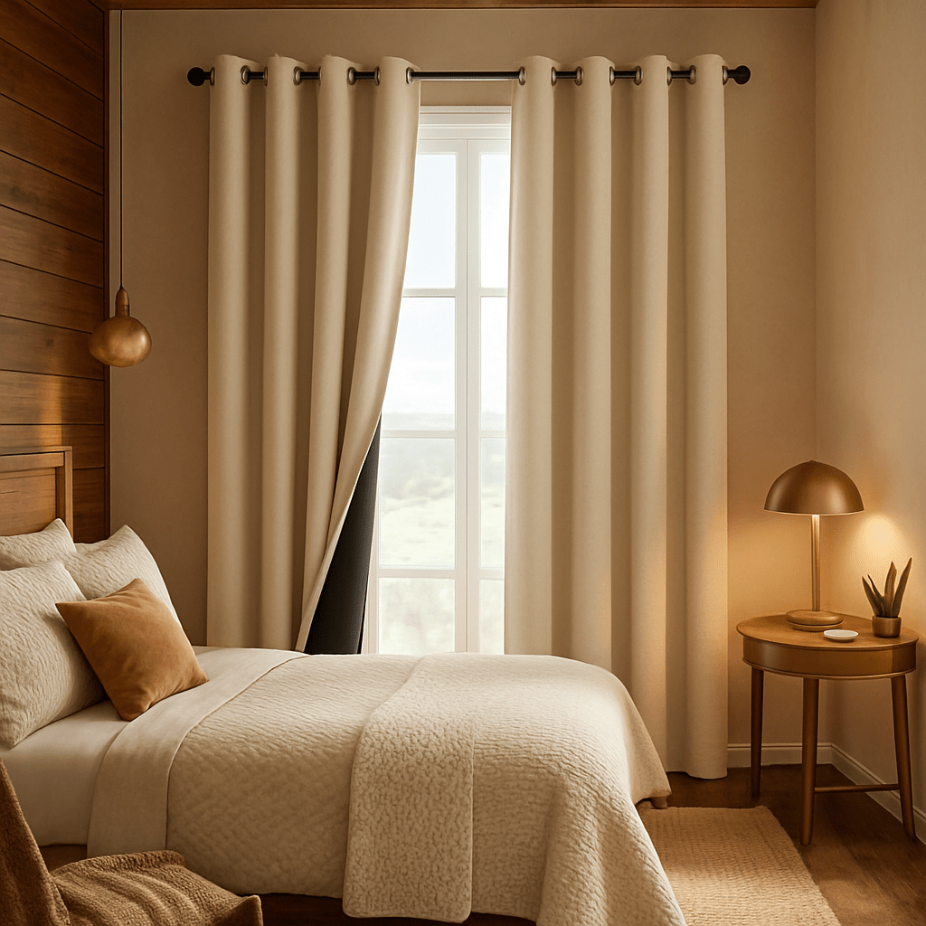 RIDEAU OCCULTANT | BLACKOUT BEIGE™ - Havre de Nuit