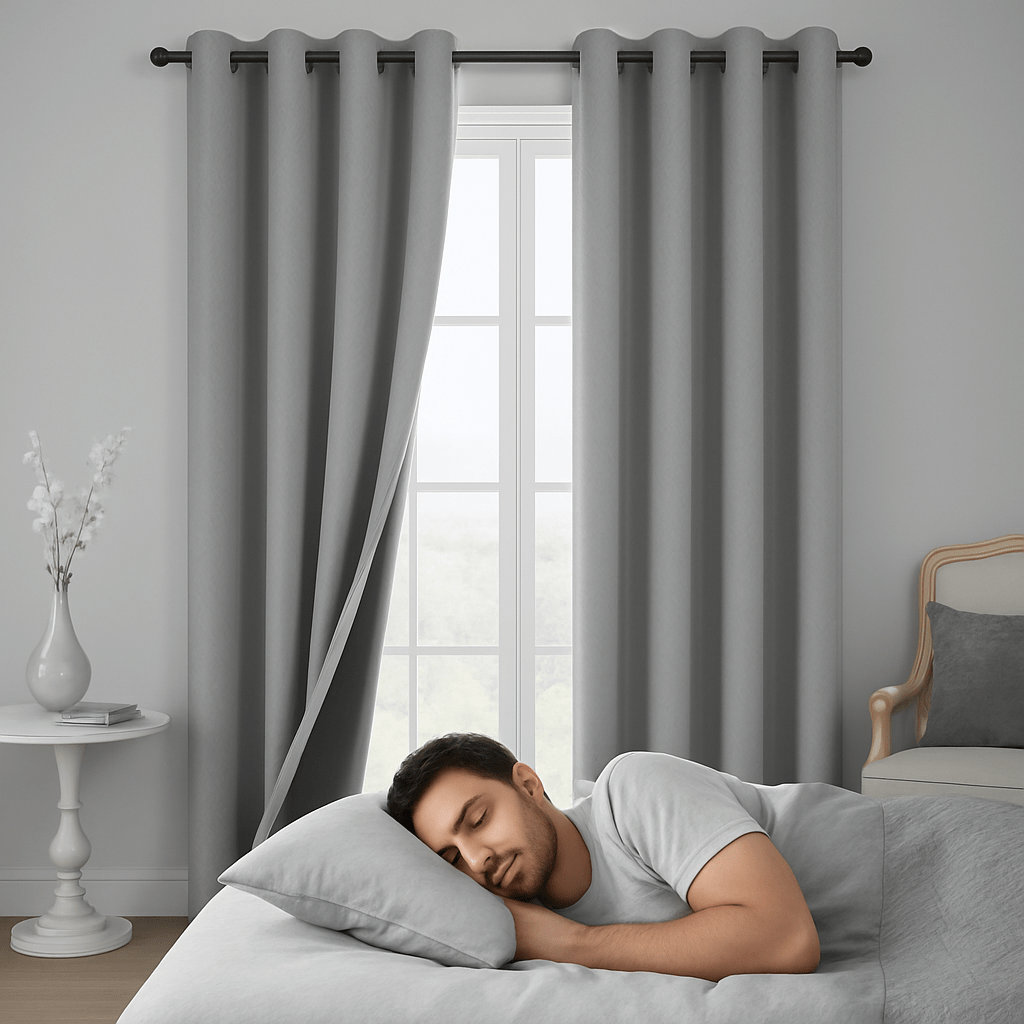 RIDEAU OCCULTANT | BLACKOUT GREY™ - Havre de Nuit