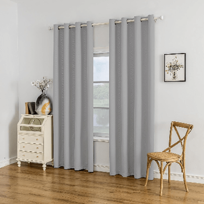 Rideau Occultant - SunProtectionCurtains™ - Gris - Havre de Nuit