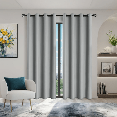 Rideau Occultant - SunProtectionCurtains™ - Gris - Havre de Nuit