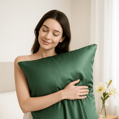 Taie d'oreiller en soie de | SilkyNight™ - Havre de Nuit