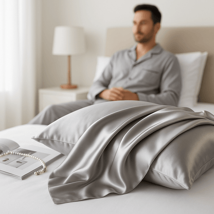 TAIE D'OREILLER EN SOIE | NOCTEA™ - Havre de Nuit